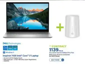 Incredible Connection DELL Inspiron 7430 Intel Core i7 Laptop offer