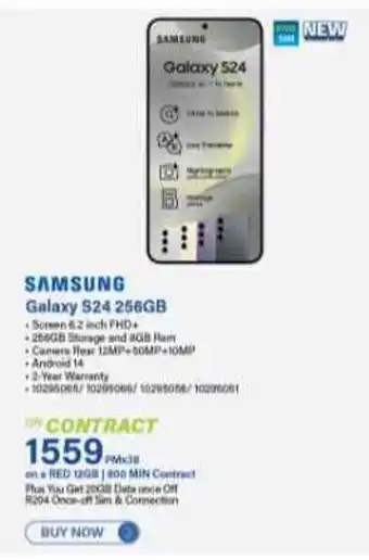 Incredible Connection SAMSUNG Galaxy S24 256GB offer