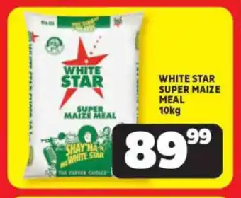 Usave WHITE STAR SUPER MAIZE MEAL 10kg offer