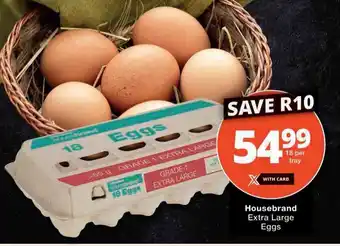 Checkers Housebrand Extra Large Eggs offer