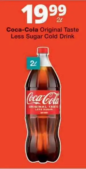 Checkers Coca-Cola Original Taste Less Sugar Cold Drink offer