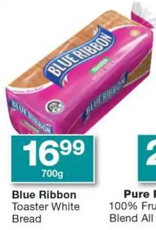 Checkers Blue Ribbon Toaster White Bread offer