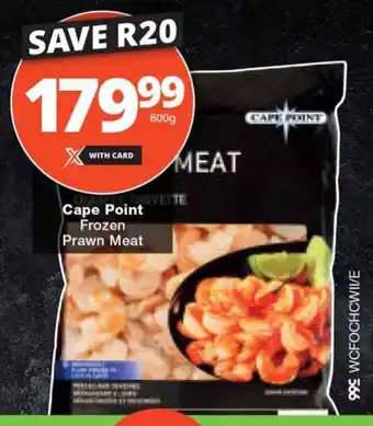 Checkers Cape Point Frozen Prawn Meat offer