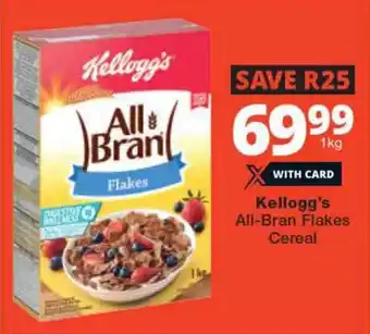 Checkers Kellogg's All-Bran Flakes Cereal offer