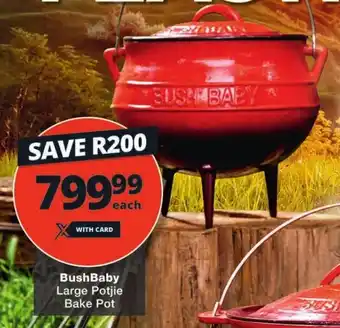 BushBaby Large Potjie Bake Pot