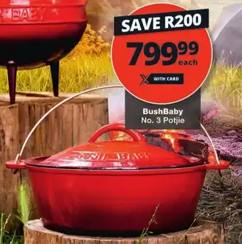 BushBaby No. 3 Potjie