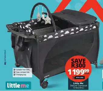 Checkers Little Me Deluxe Campcot 0 Months+ offer