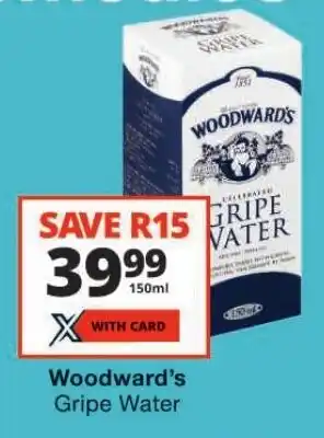 Checkers Woodward's Gripe Water offer