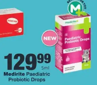 Checkers Medirite Paediatric Probiotic Drops offer