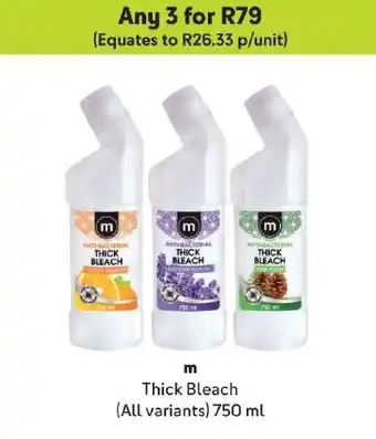 Makro m Thick Bleach (All variants) 750 ml offer