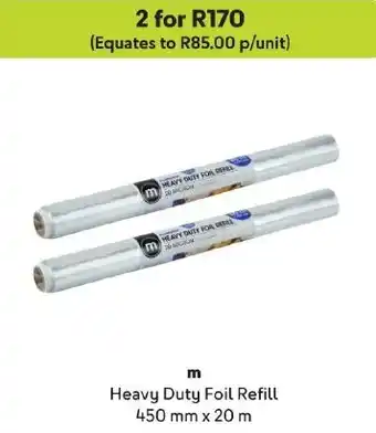 Makro m Heavy Duty Foil Refill 450 mm x 20 m offer