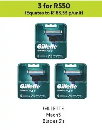 Makro Gillette Mach3 Blades 5's offer