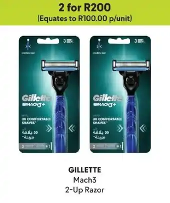 Makro GILLETTE Mach3 2-Up Razor offer