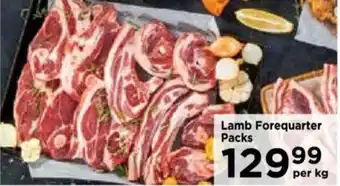 Lamb Forequarter Packs