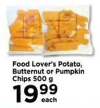 Food Lover's Market Food Lover's Potato, Butternut or Pumpkin Chips 500g offer