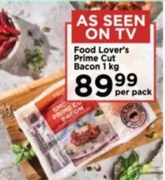 Food Lover's Prime Cut Bacon 1kg