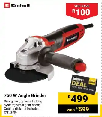 Builders Warehouse Einhell 750W Angle Grinder offer