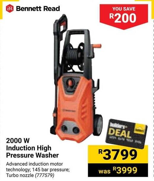 Read 2000W Induction High Pressure Washer offer at Builders