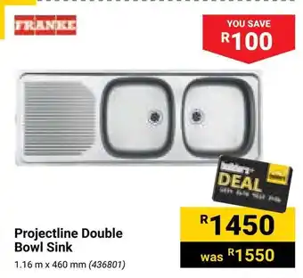 Builders Warehouse Projectline Double Bowl Sink offer