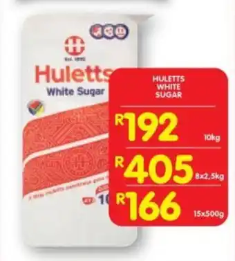 Shoprite HULETTS WHITE SUGAR 10kg offer