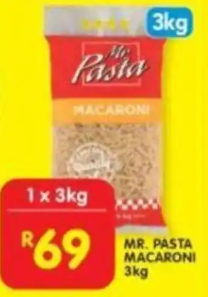 Shoprite MR. PASTA MACARONI 3kg offer