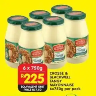 Shoprite CROSSE & BLACKWELL TANGY MAYONNAISE 6x750g per pack offer