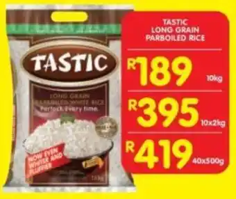 Shoprite TASTIC LONG GRAIN PARBOILED RICE offer