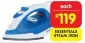 Shoprite ESSENTIALS STEAM IRON offer