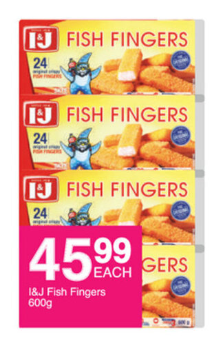 Save I&J Fish Fingers 600g offer
