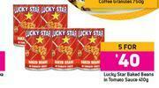 Game Lucky Star Baked Beans In Tomato Sauce-For 5 x 410g offer