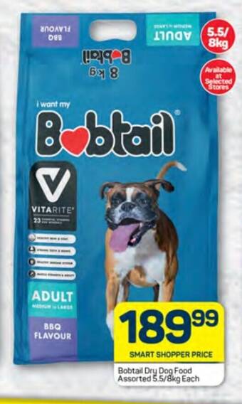 Bobtail Dry Dog Food 25kg offer at Makro