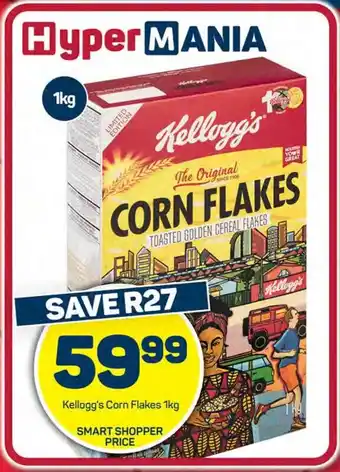 Pick n Pay Hypermarket Kellogg's Corn Flakes 1kg offer