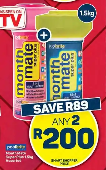 Pick n Pay Hypermarket Poolbrite Month Mate Super Plus 1.5kg offer