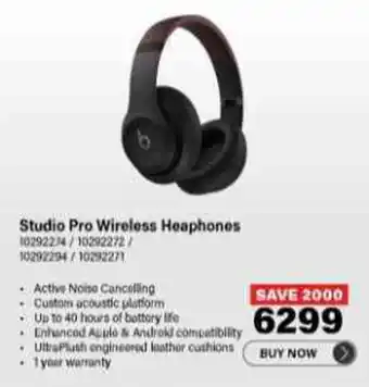 Incredible Connection Studio Pro Wireless Heaphones offer