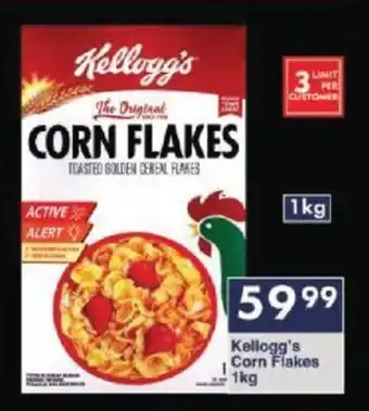 President Hyper Kellogg's Corn Flakes 1kg offer