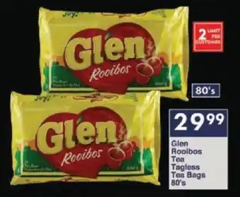 President Hyper Glen Rooibos Tea Tagless Tea Bags 80's offer