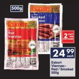President Hyper Eskort Viennas Red/Smoked 500g offer