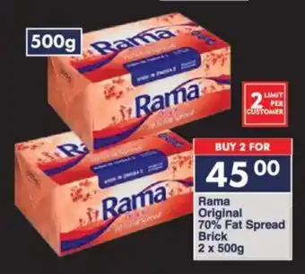 President Hyper Rama Original 70% Fat Spread Brick offer