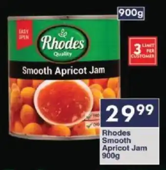 President Hyper Rhodes Smooth Apricot Jam 900g offer