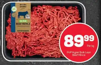 Pick n Pay Hypermarket PnP Hyper Bulk Lean Beef Mince offer