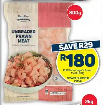Pick n Pay Hypermarket PnP Fishmonger's Prawn Meat 800g offer