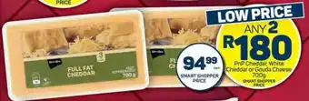 Pick n Pay Hypermarket PnP Cheddar, White Cheddar or Gouda Cheese 700g offer