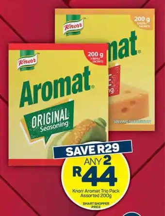 Pick n Pay Hypermarket Knorr Aromat Trio Pack Assorted 200g offer