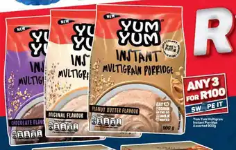 Pick n Pay Hypermarket Yum Yum Multigrain Instant Porridge Assorted 900g offer