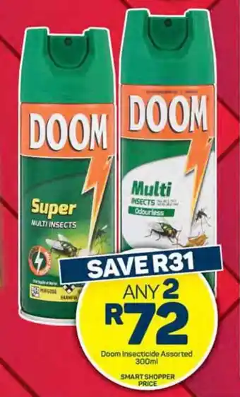 Pick n Pay Hypermarket Doom Insecticide Assorted 300ml offer