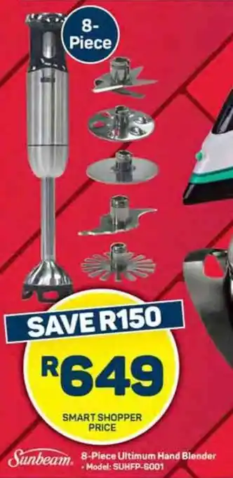 Pick n Pay Hypermarket Sunbeam 8-Piece Ultimum Hand Blender offer