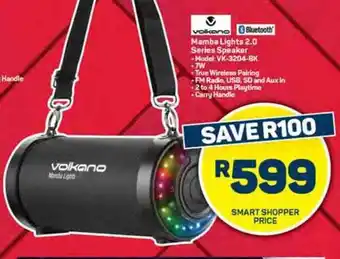 Pick n Pay Hypermarket volkano Mamba Lights 2.0 Series Speaker offer