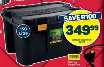 Pick n Pay Hypermarket ADDIS 150 Litre Rough Tote offer