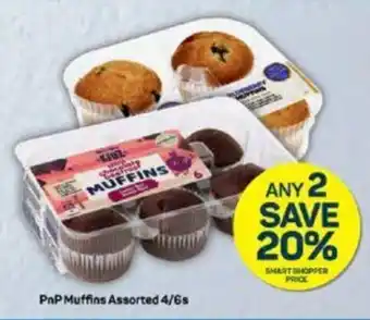 Pick n Pay PnP Muffins Assorted 4/6s offer