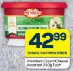 Pick n Pay Président Cream Cheese Assorted 230g Each offer